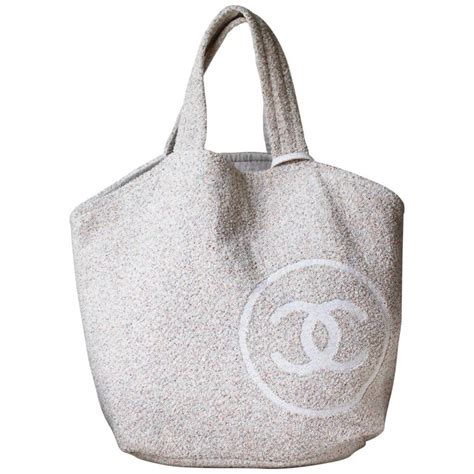 chanel terry cloth beach bag|Chanel Terry Cloth Bag .